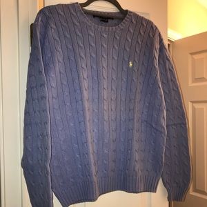 Ralph Lauren Crew Neck Cable Knit Sweater